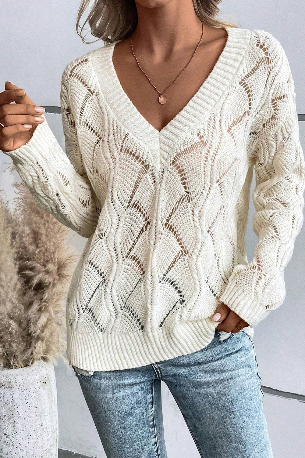 Drop Shoulder Sweater