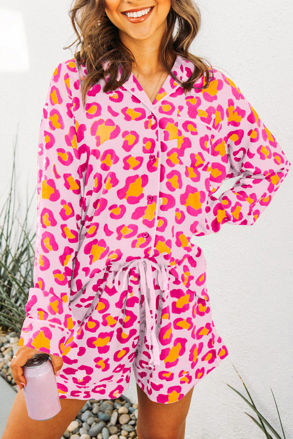 Leopard Pajama Set