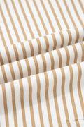 Stripe Casual Barrel Jeans
