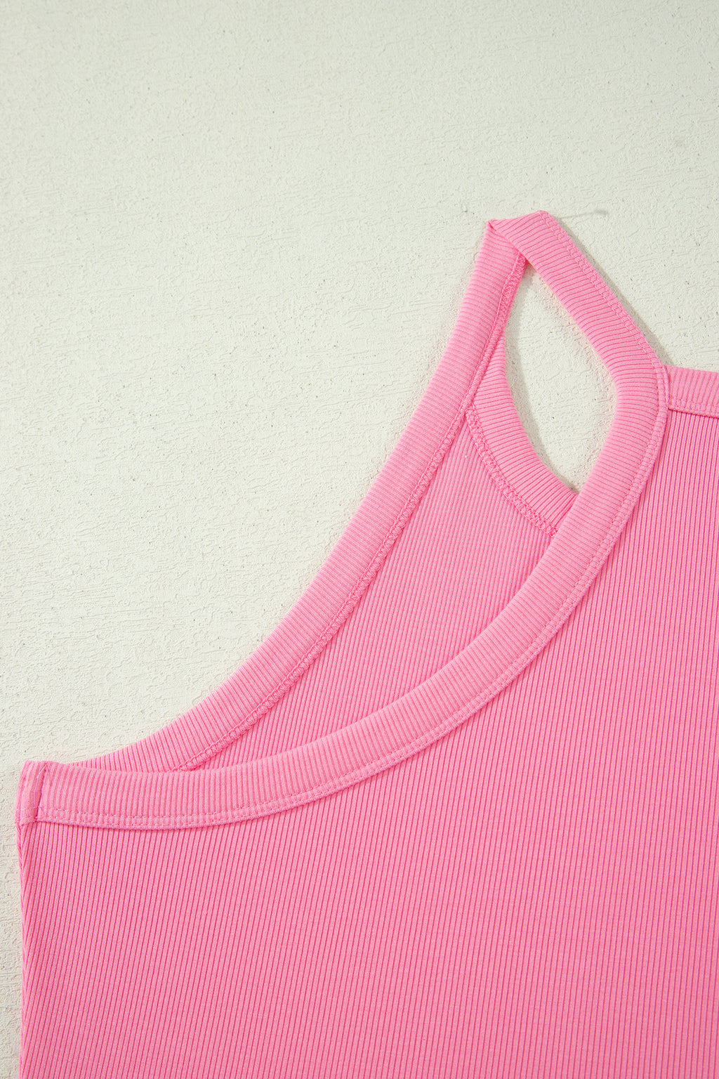 Tank Top Elastic High Waist Shorts 2pcs Outfit