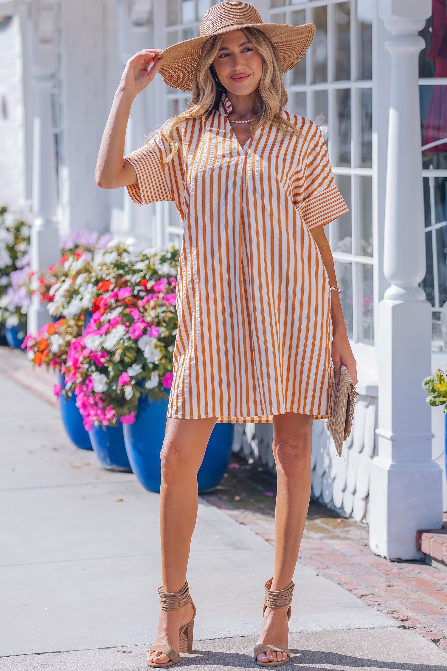 Stripe Mini Dress