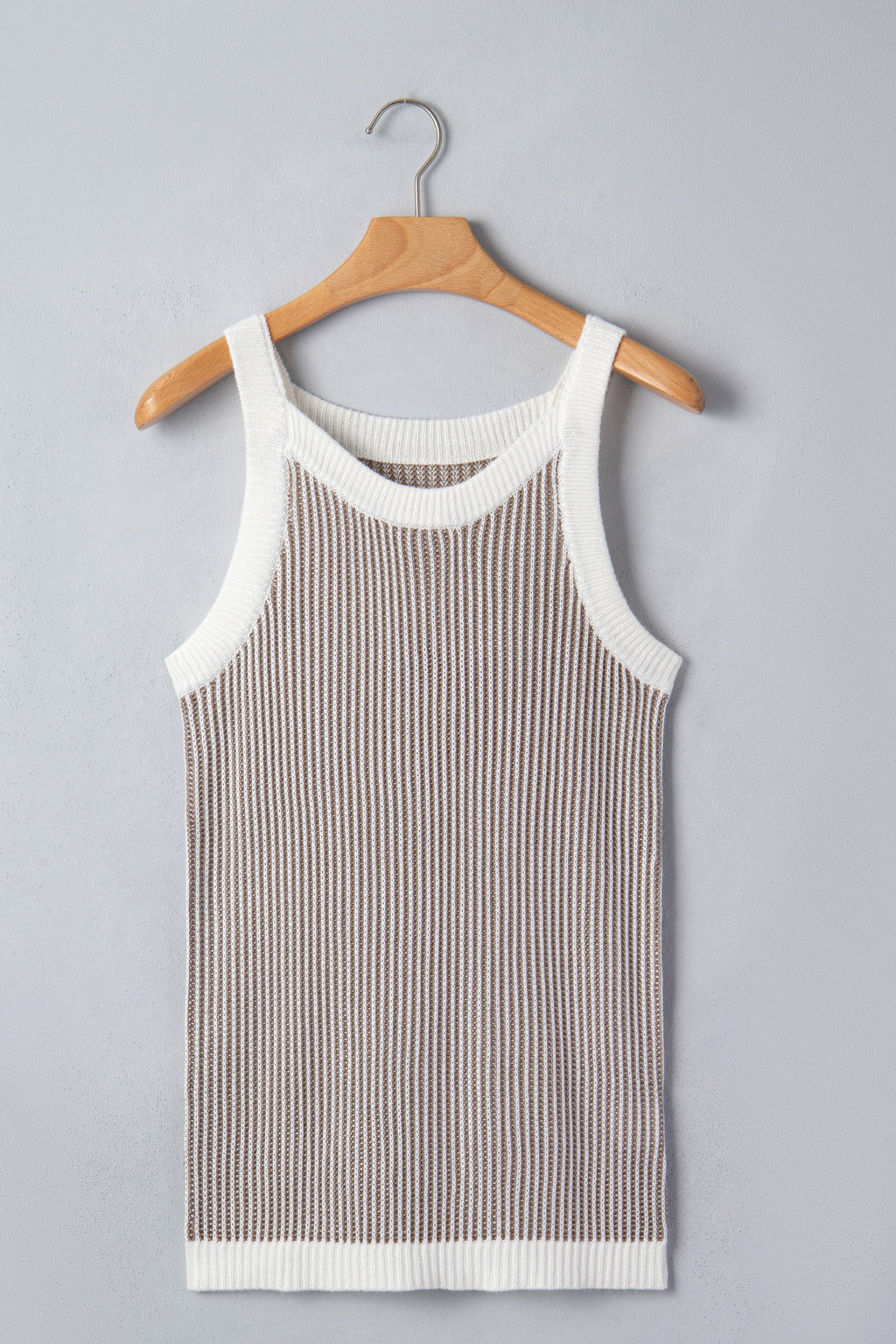 Ribbed Knit Sweater Tank Top