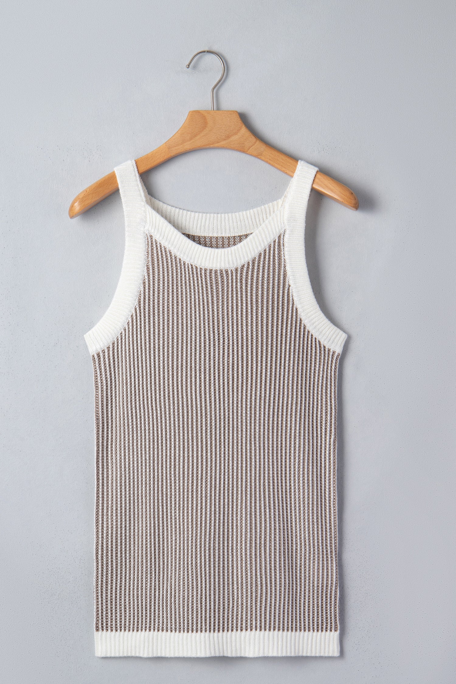 Ribbed Knit Sweater Tank Top