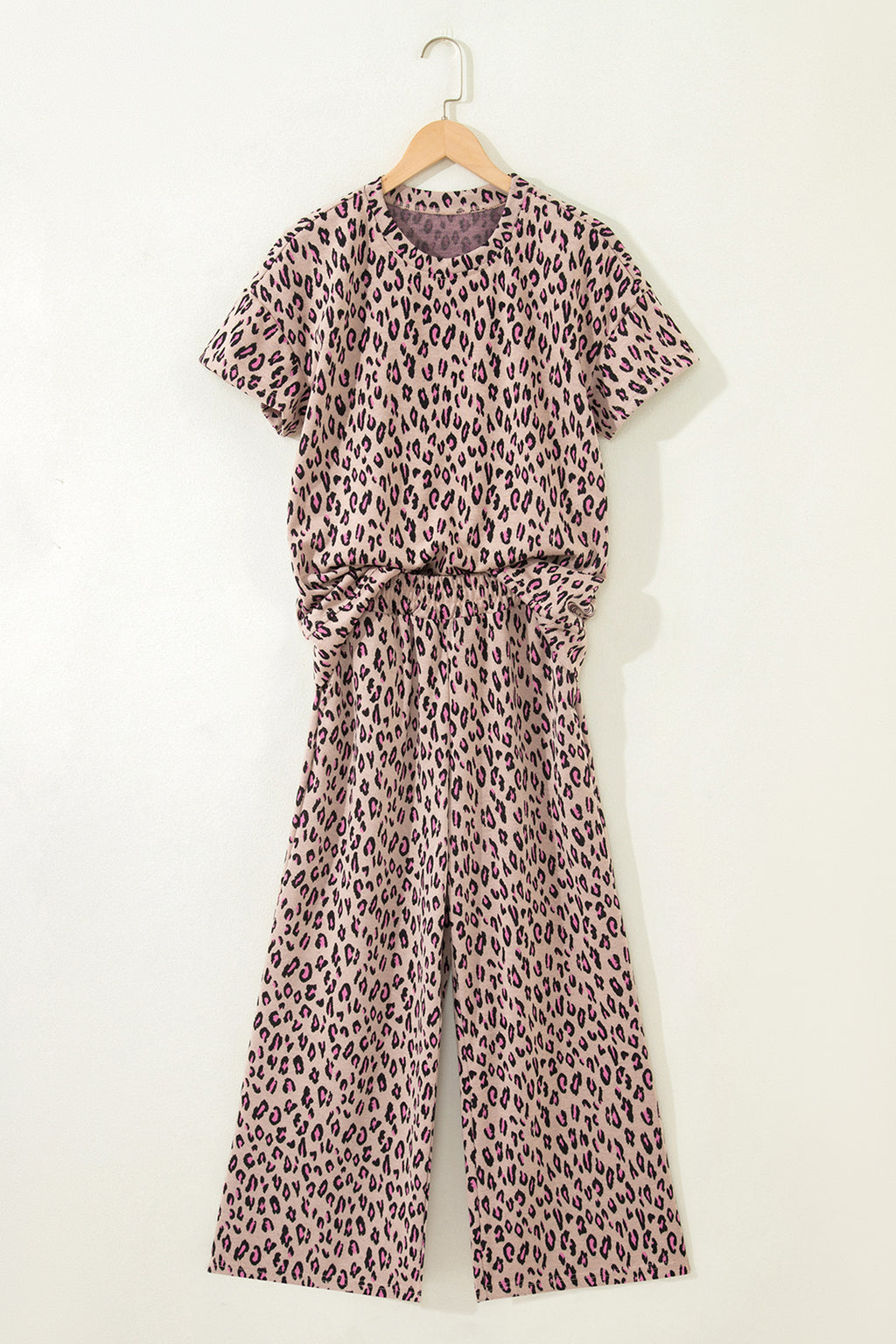 Leopard Tee and Pants Outfit