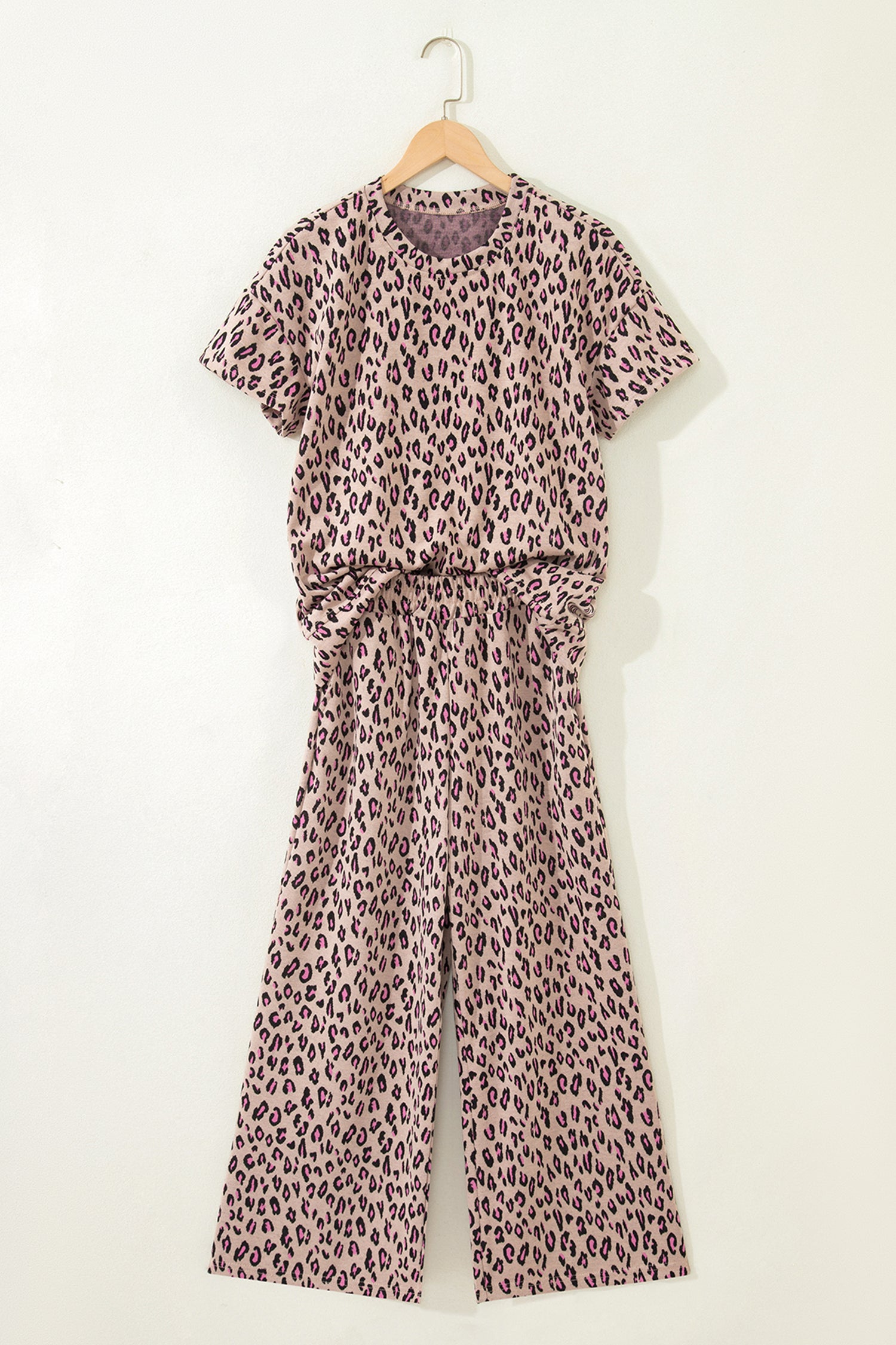 Leopard Tee and Pants Outfit