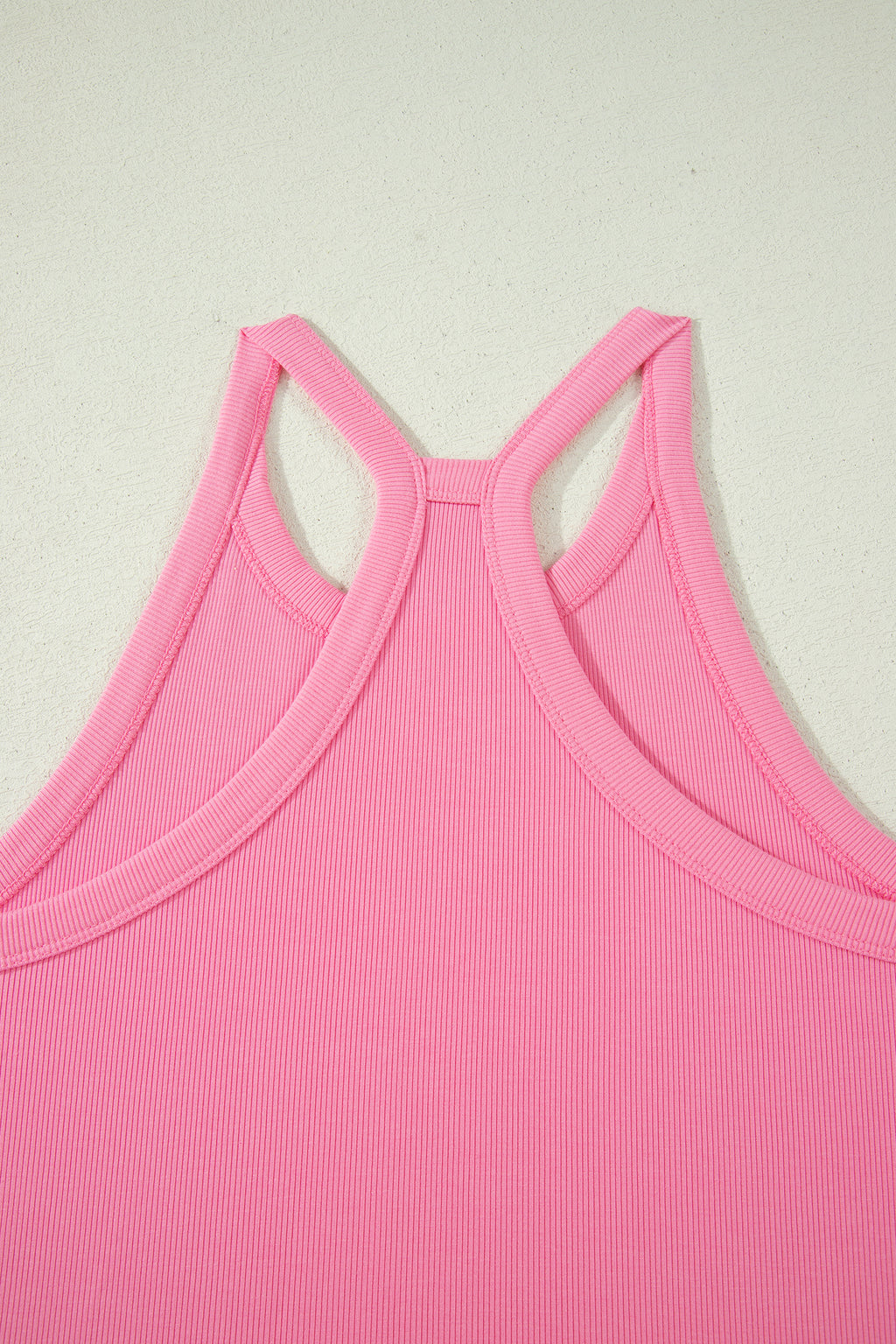 Tank Top Elastic High Waist Shorts 2pcs Outfit