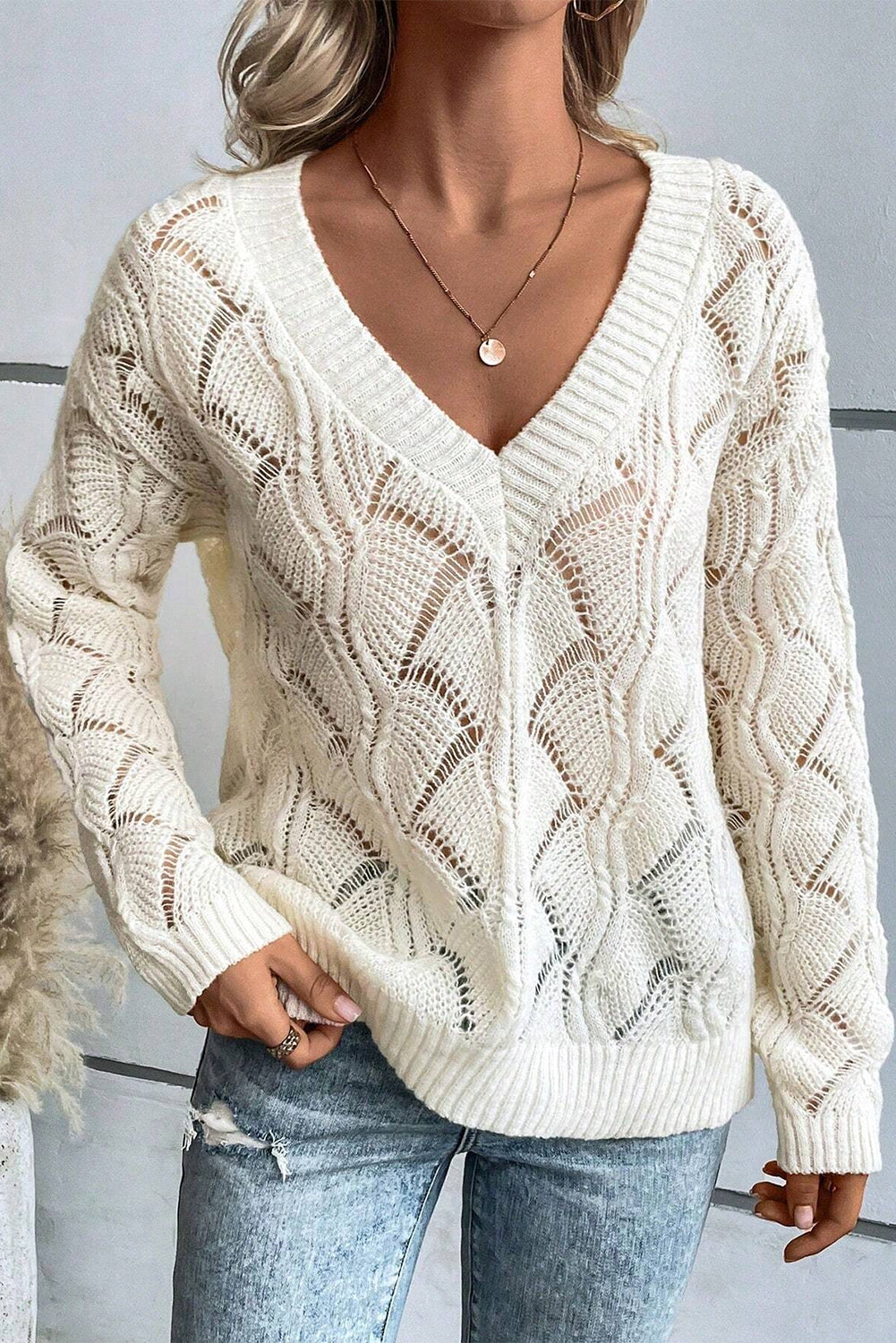 Drop Shoulder Sweater
