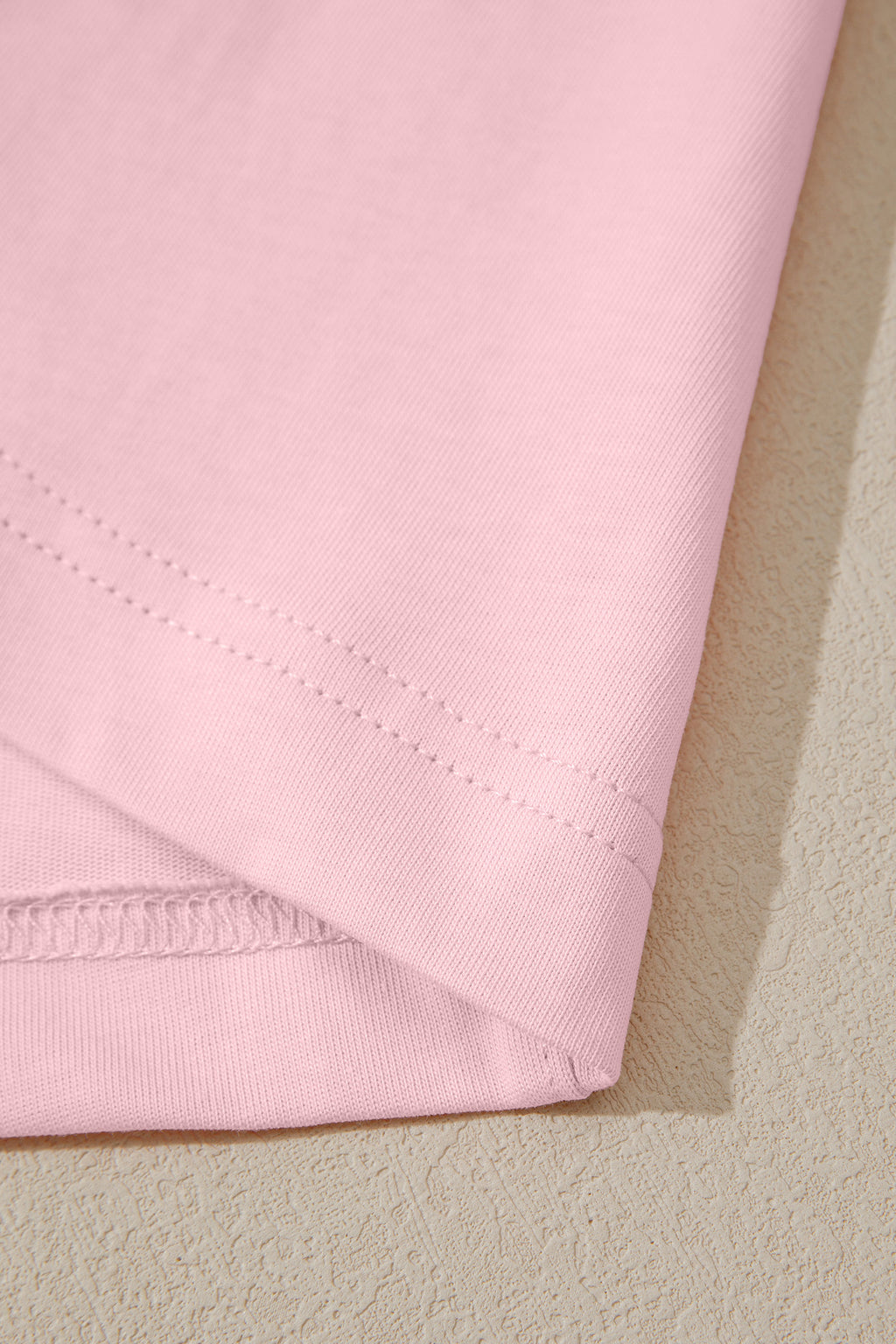 Stitched Detail Loose Tank Top Short Set