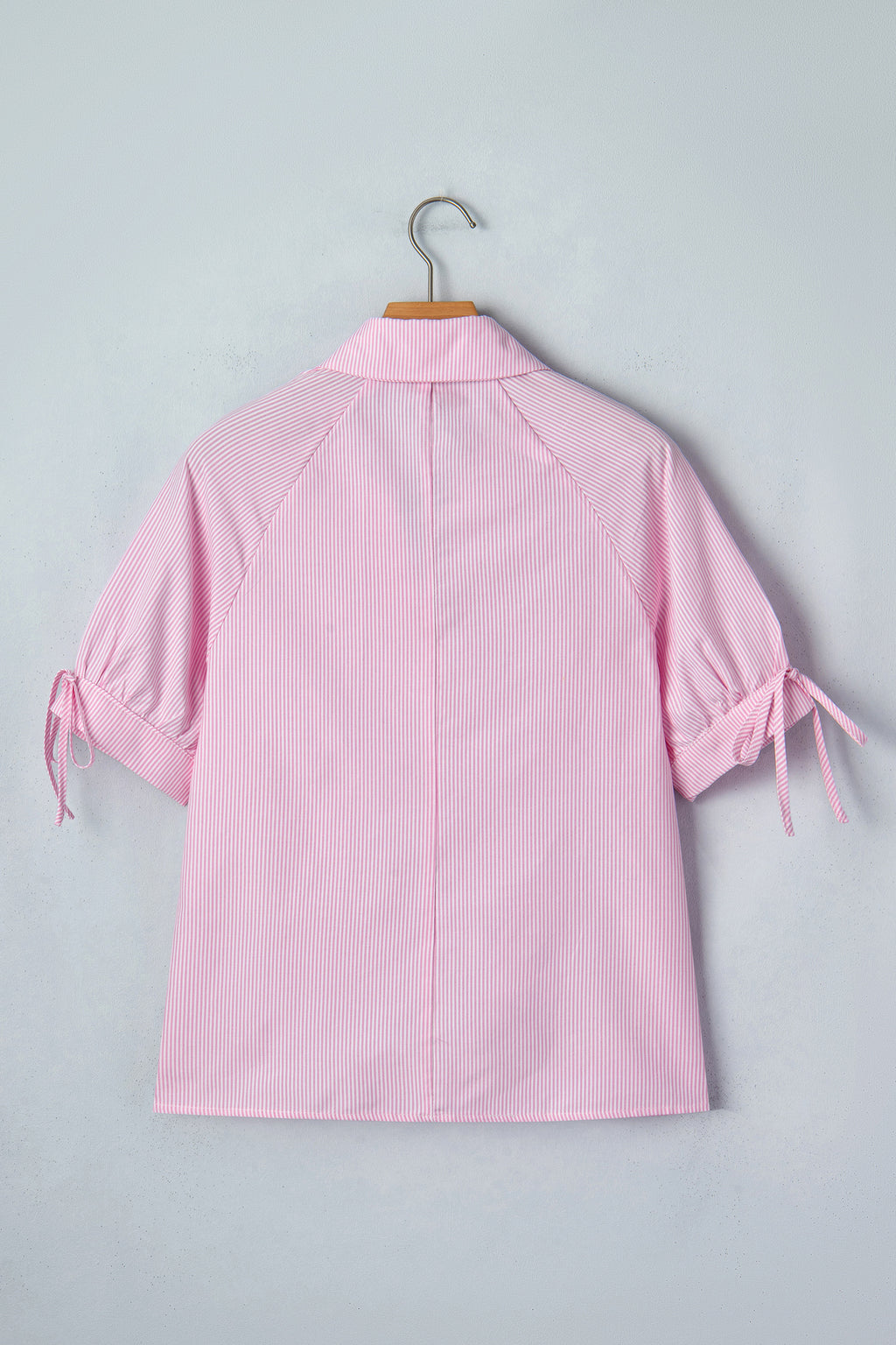 Short Sleeve Striped Blouse