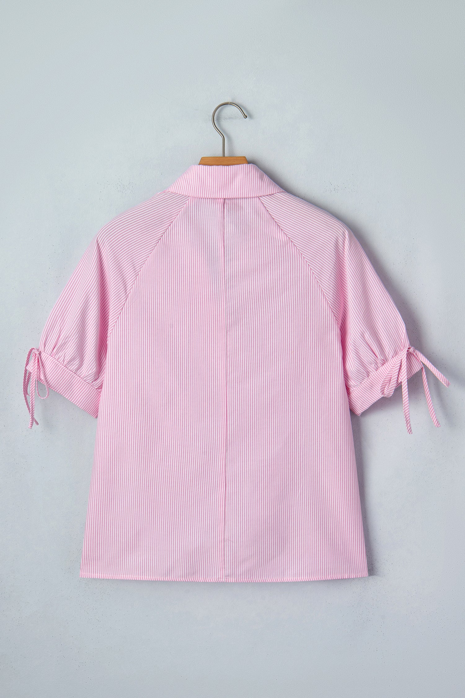 Short Sleeve Striped Blouse