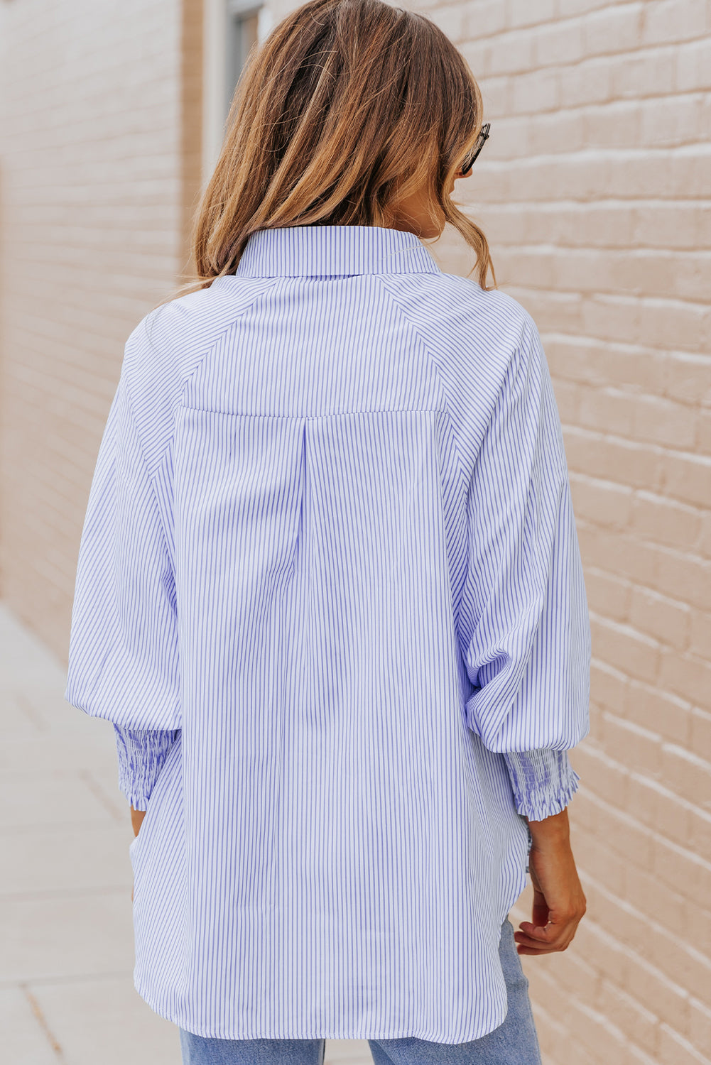 Striped Casual Cuffs Shirt