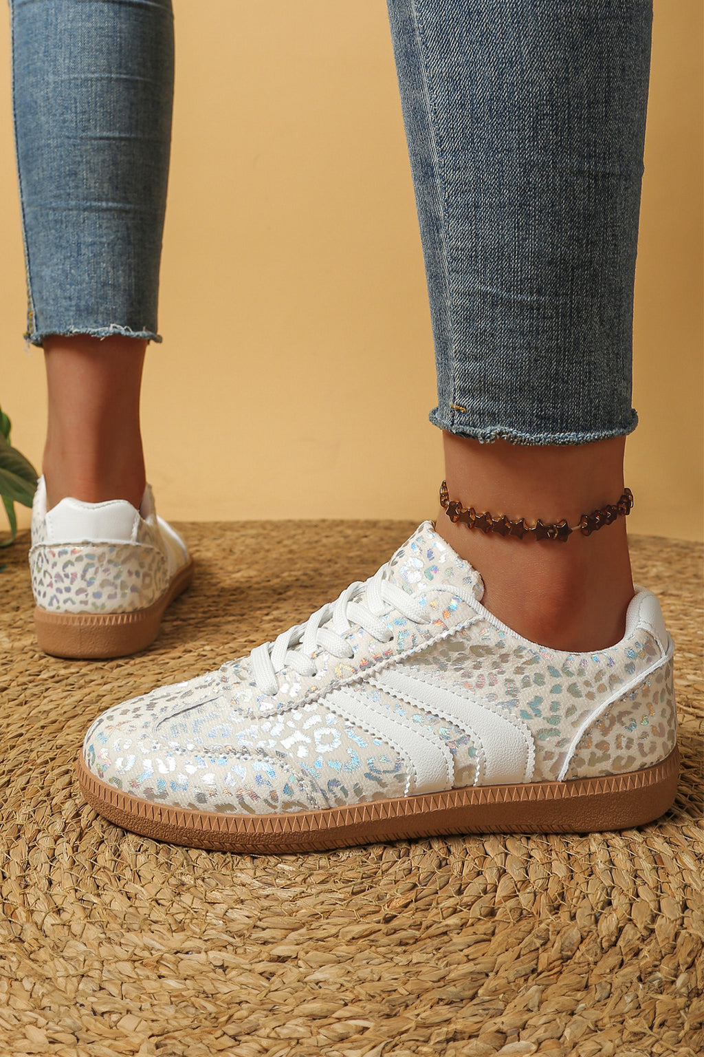Leopard Printed Sneakers