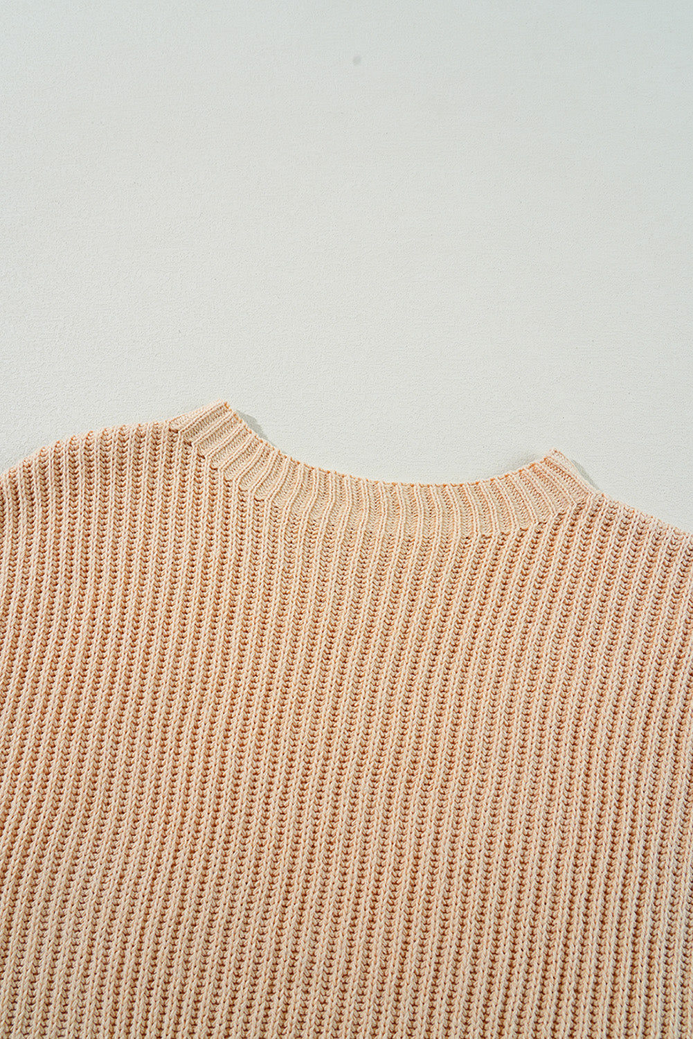 Side Slits Oversized Sweater