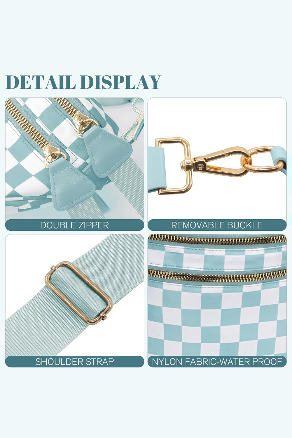 Wide Strap Large Crossbody Bag