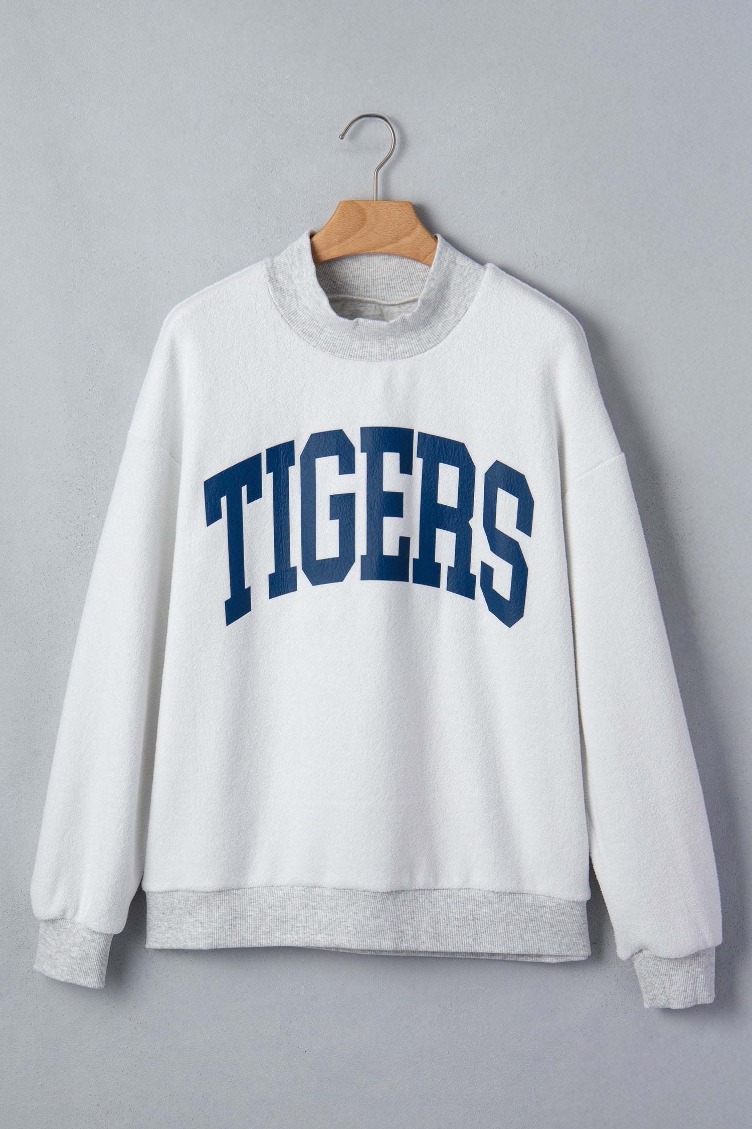 AU/TIGERS Reversible Mock Neck Sweatshirt