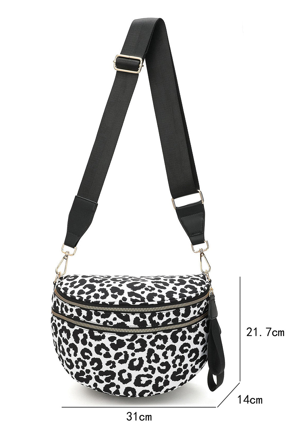 Wide Strap Large Crossbody Bag