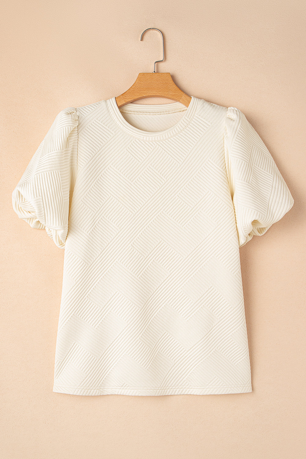 Textured Puff Sleeve Top