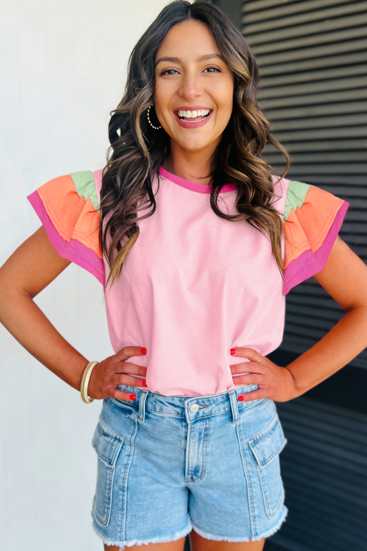 Flutter Sleeve T Shirt