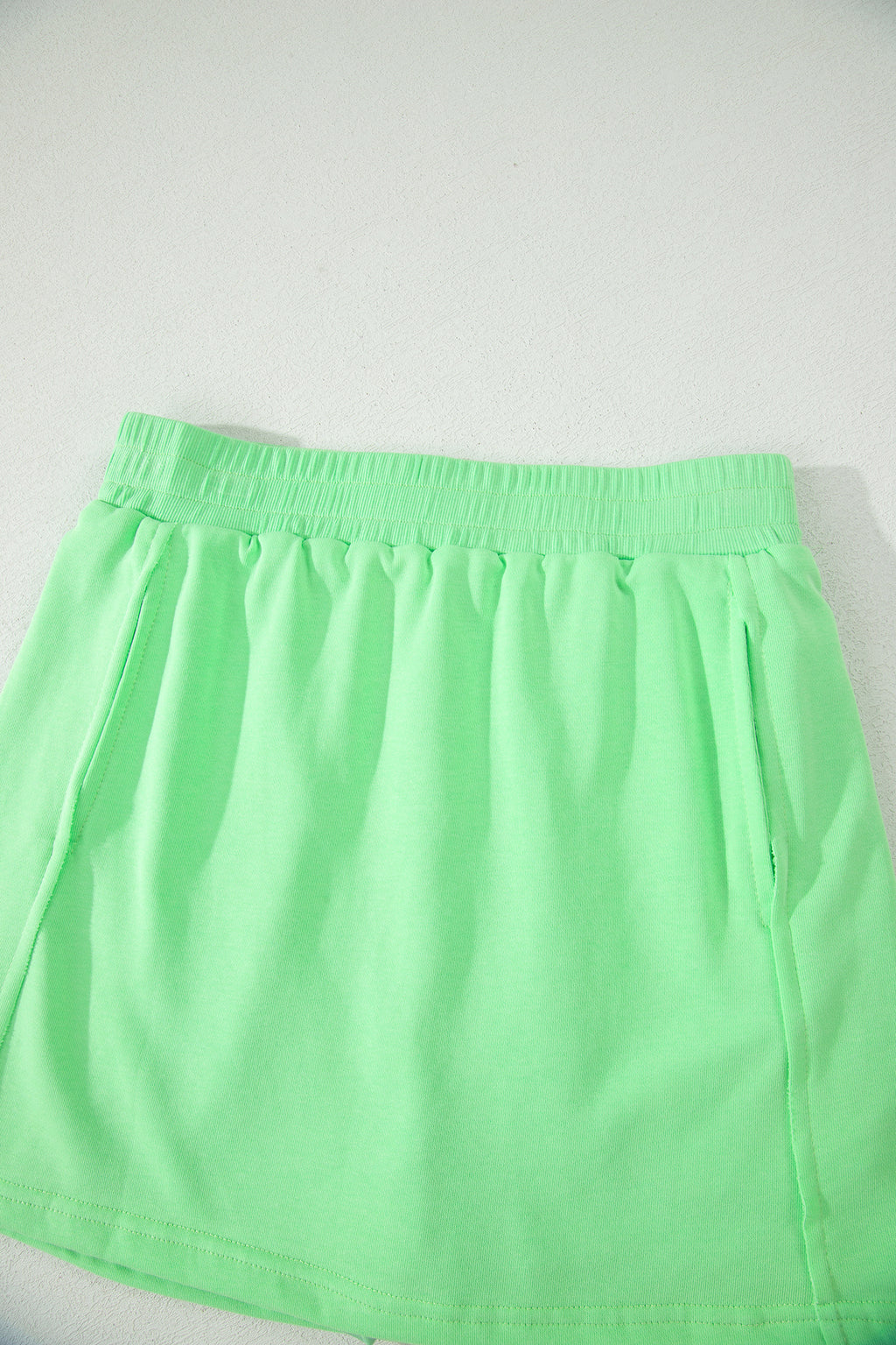 Tank Top Elastic Waist Mini Skort 2pcs Outfit