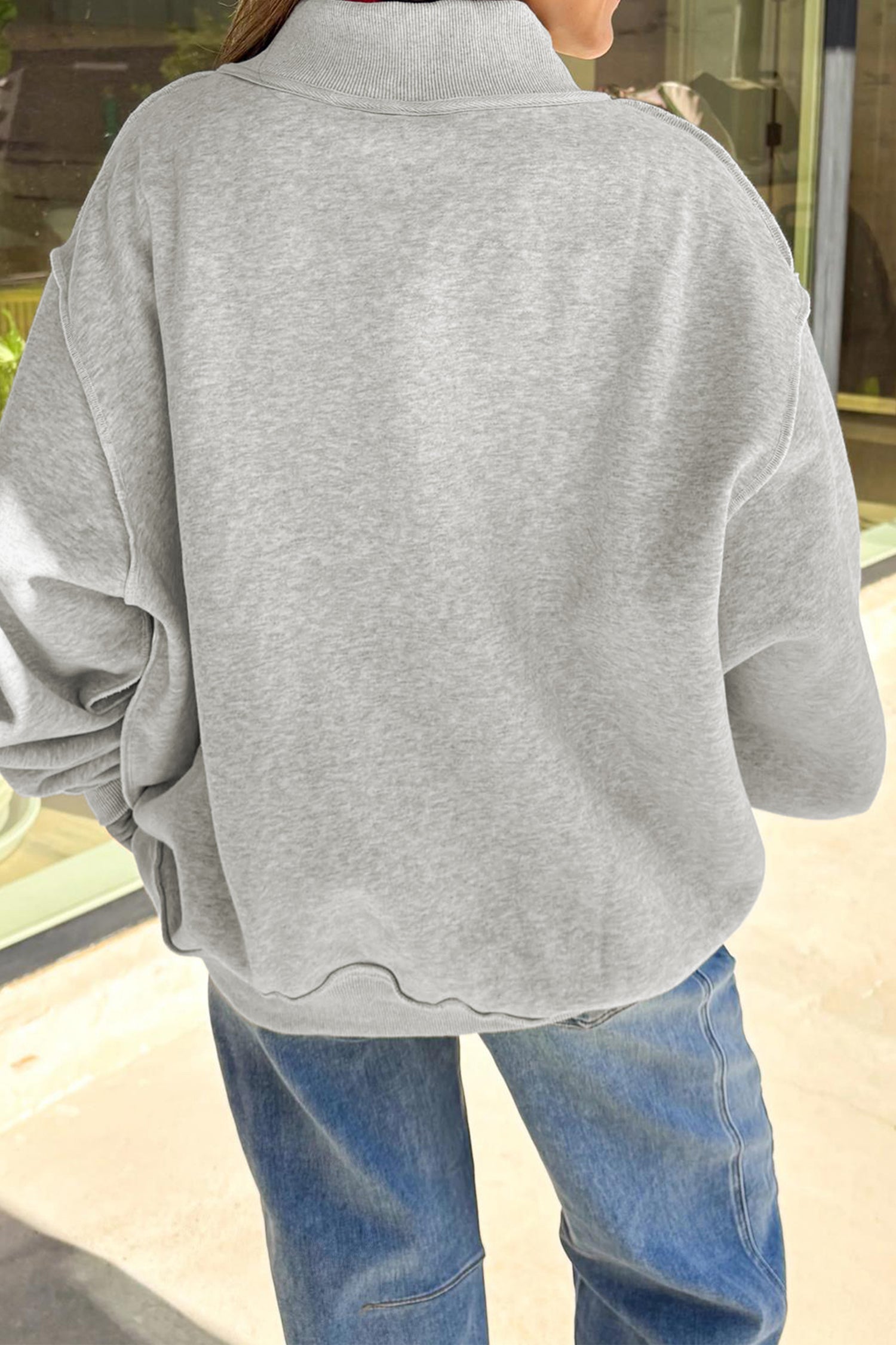 FOOTBALL GAMEDAY High Neck Reversible Sweatshirt