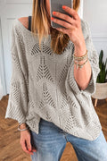 3/4 Sleeve Loose Sweater