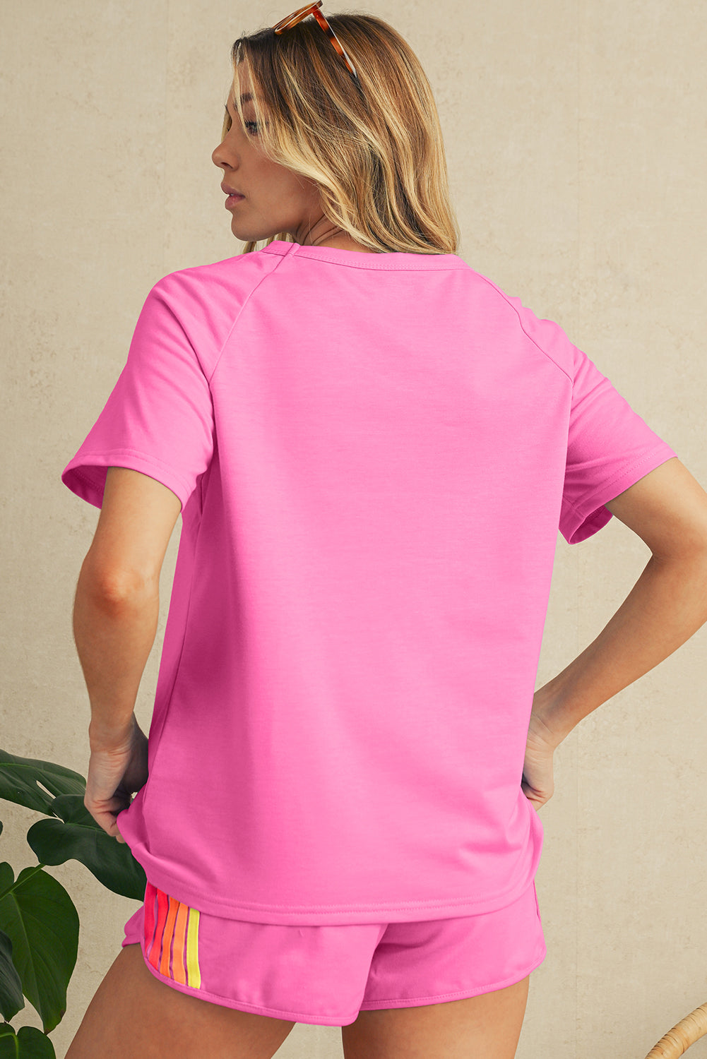 Colorful Striped Casual Tee