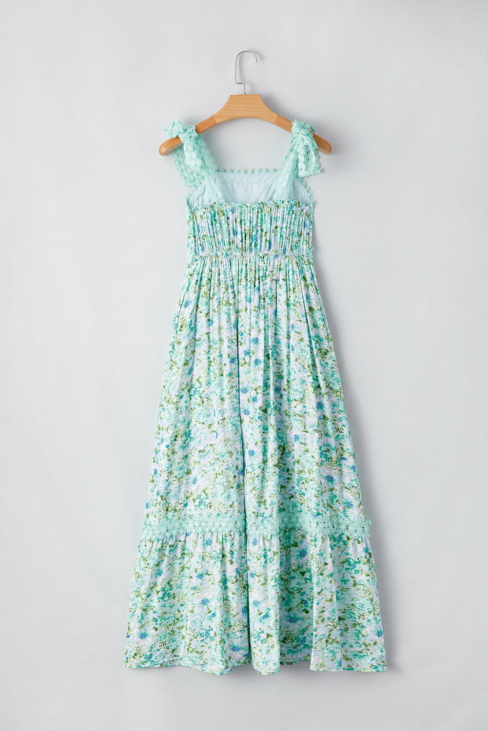 Floral Lace Tied Maxi Dress