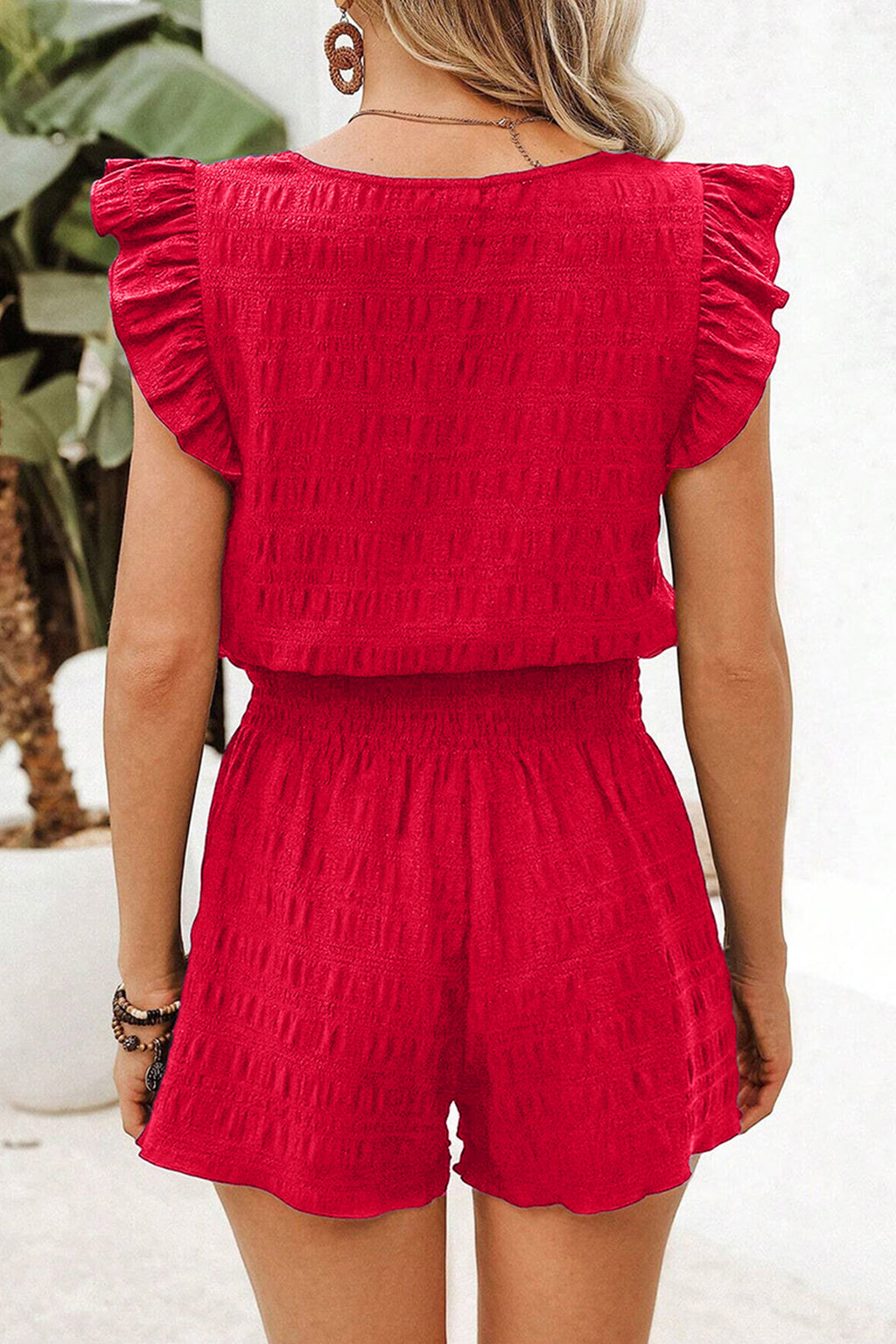 High Waist Shorts Set