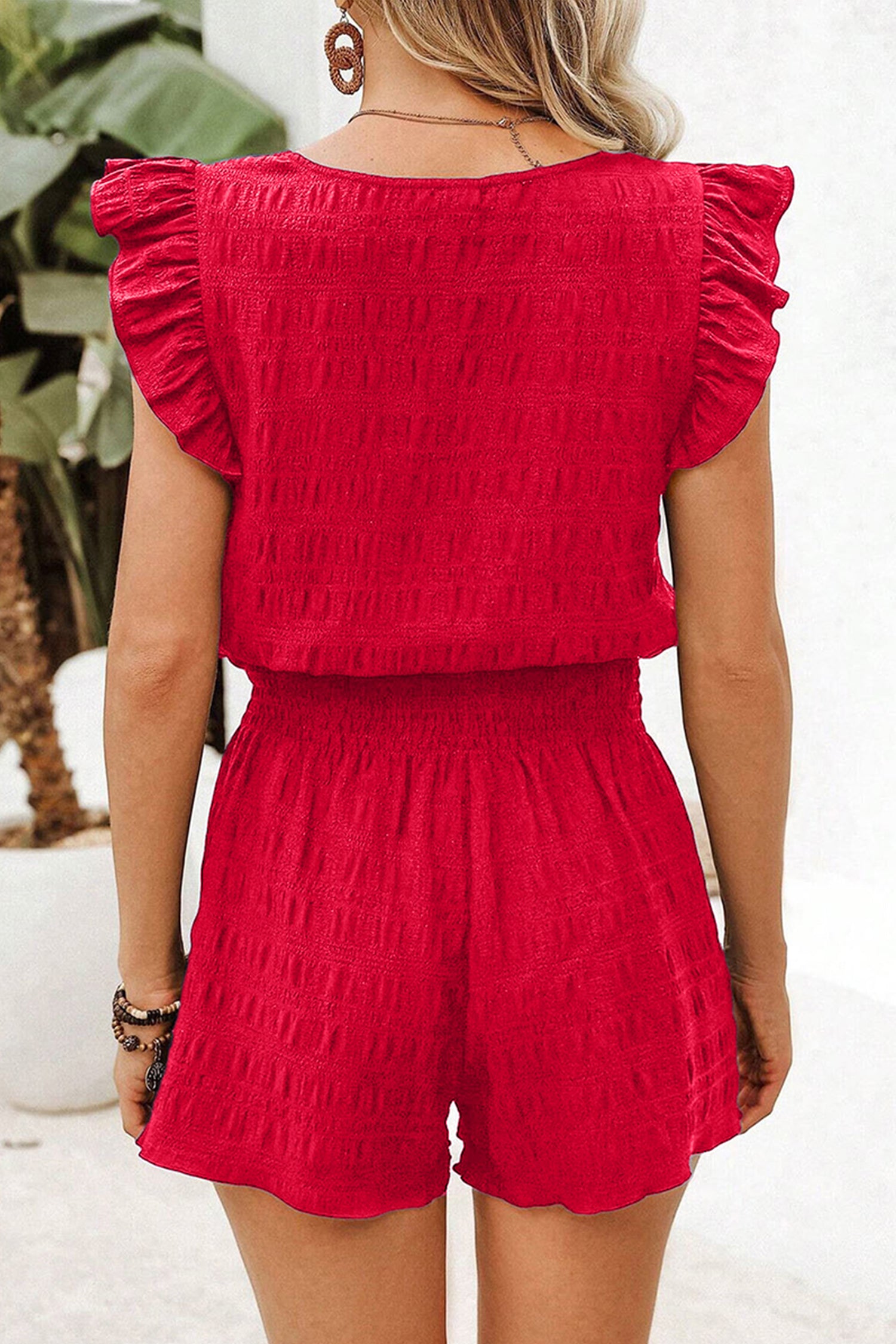 High Waist Shorts Set