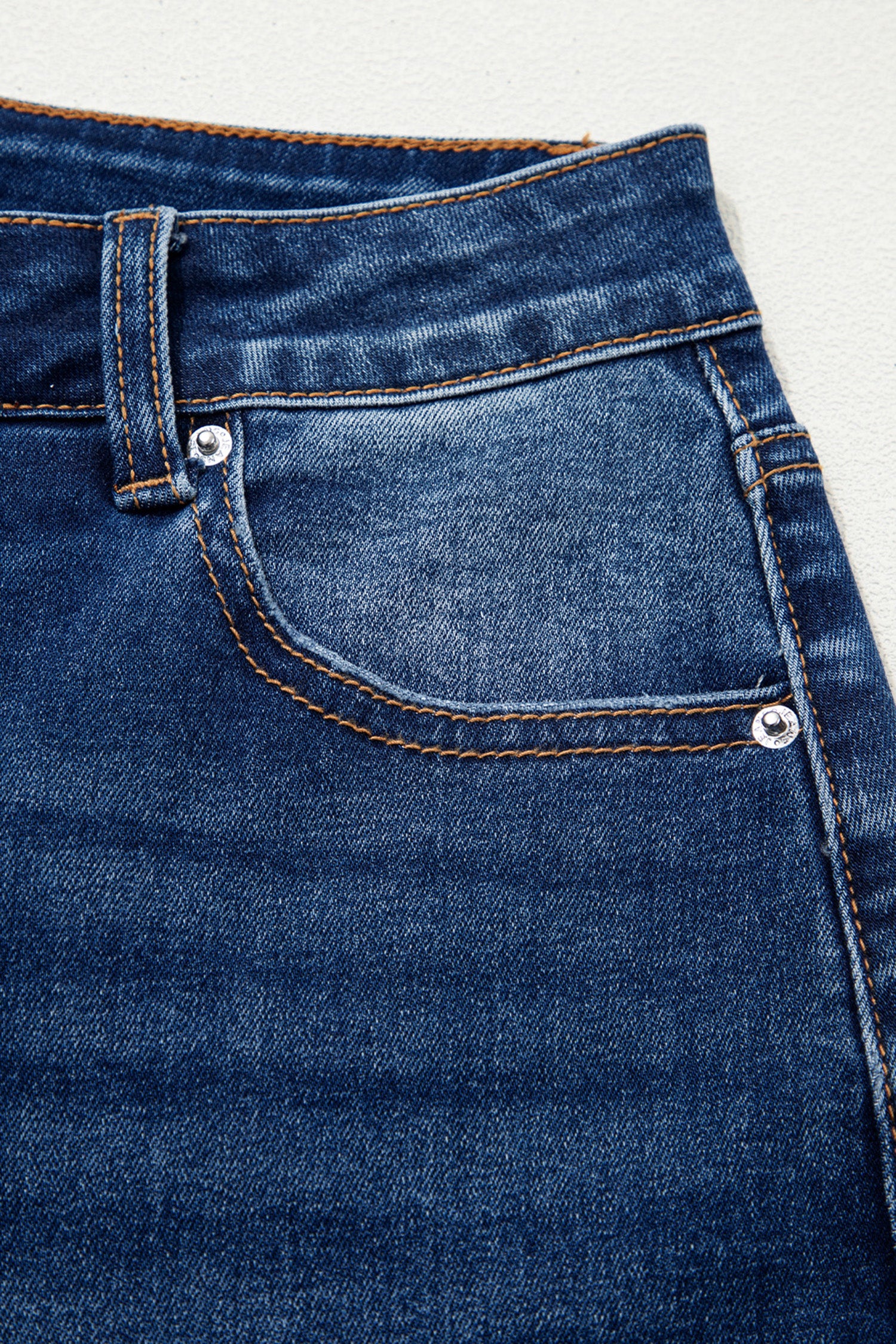 Raw Hem Ankle Length Jeans