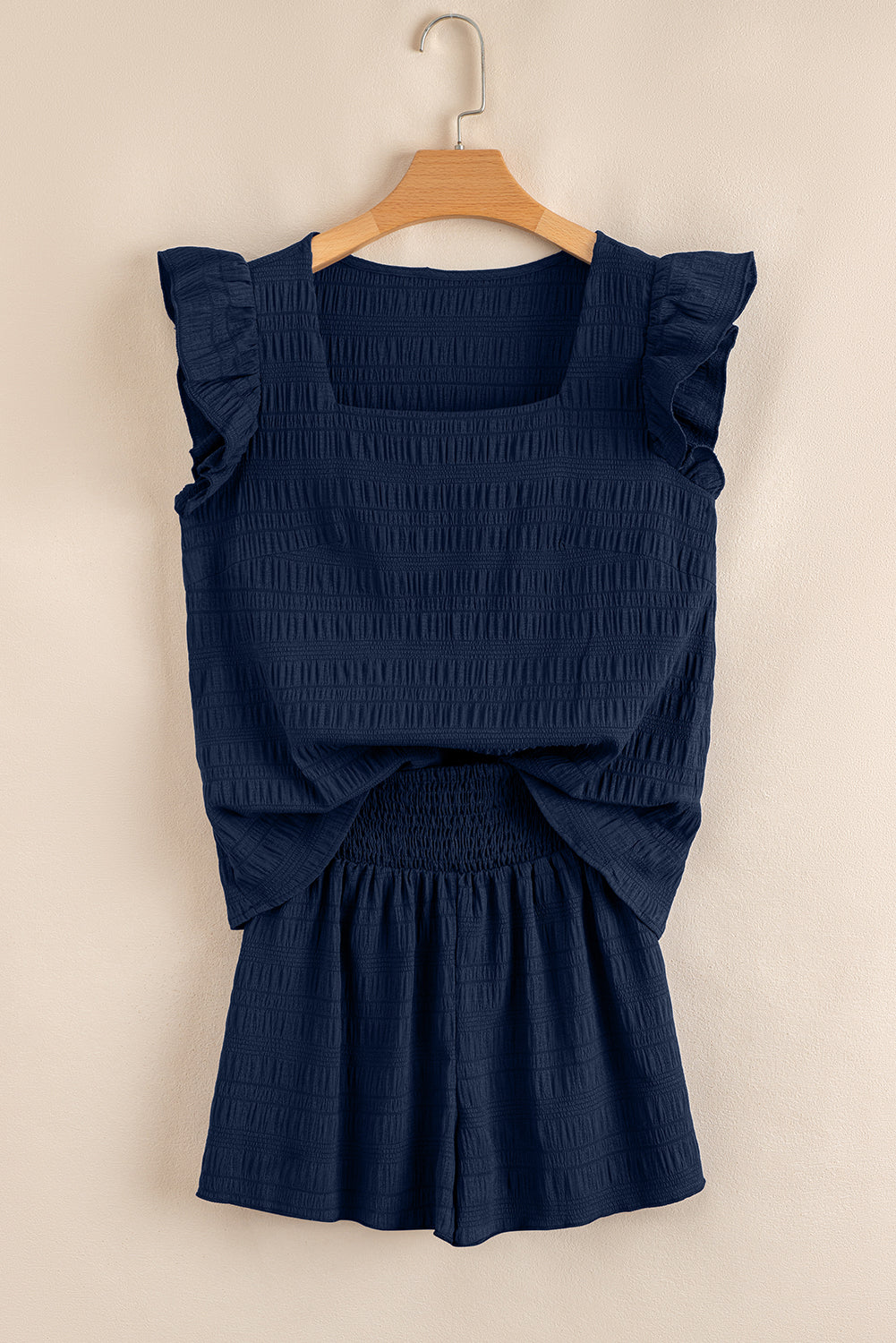 High Waist Shorts Set