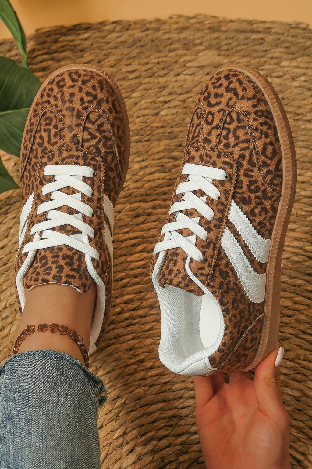 Leopard Printed Sneakers