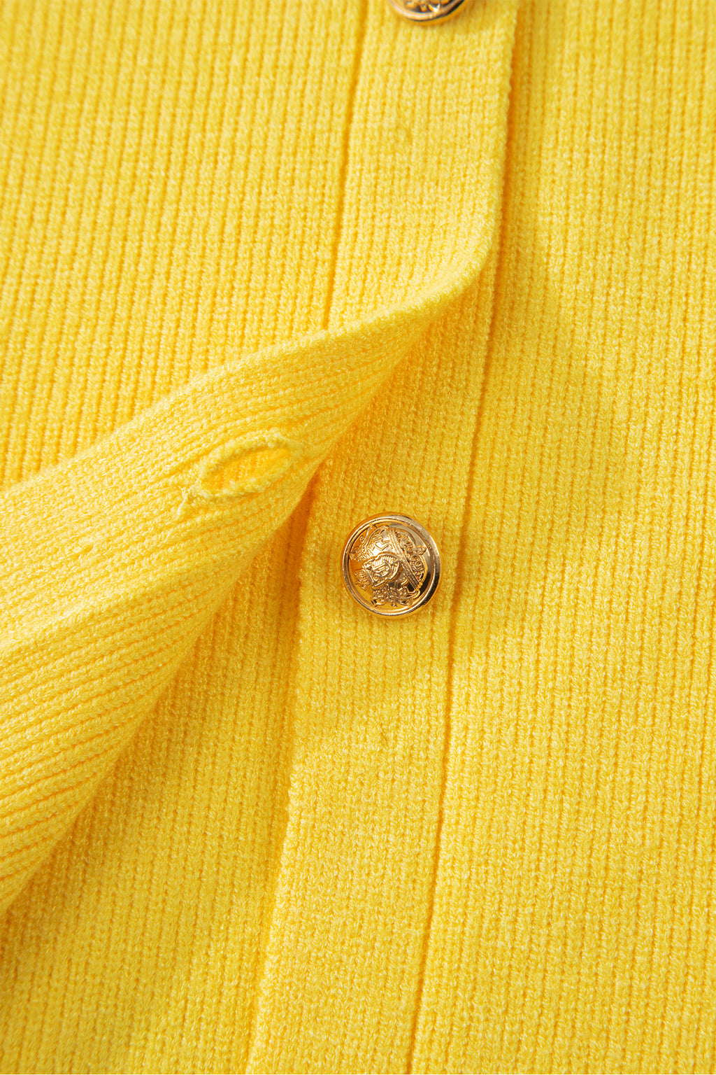 Sleeveless Knit Button Pocket Sweater