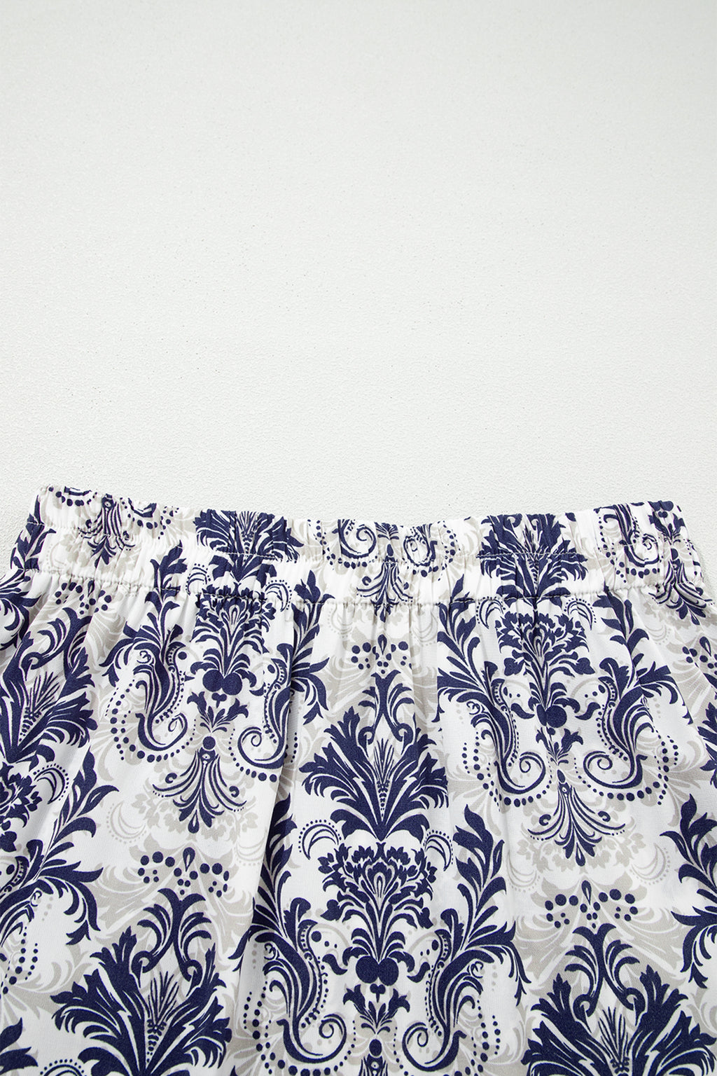 Floral Print Tiered Maxi Skirt with Split