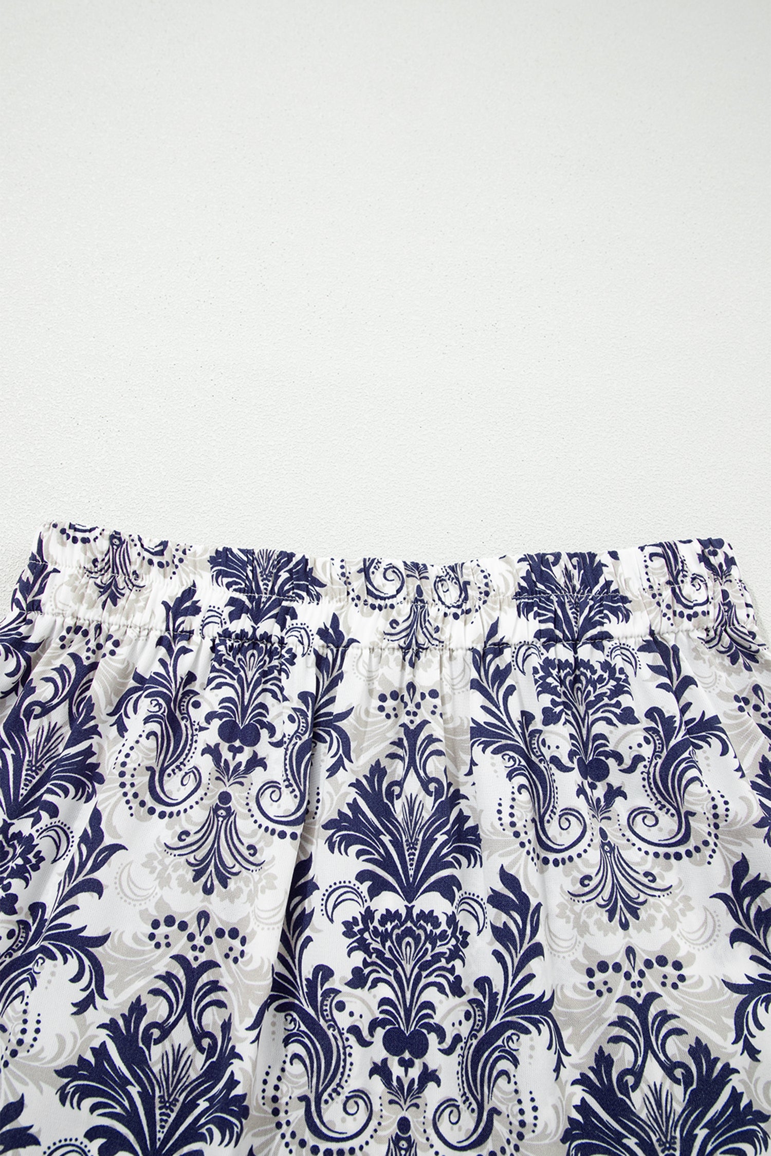 Floral Print Tiered Maxi Skirt with Split