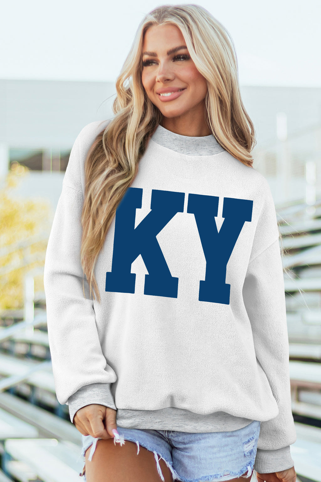 KENTUCKY Reversible High Neck Sweatshirt