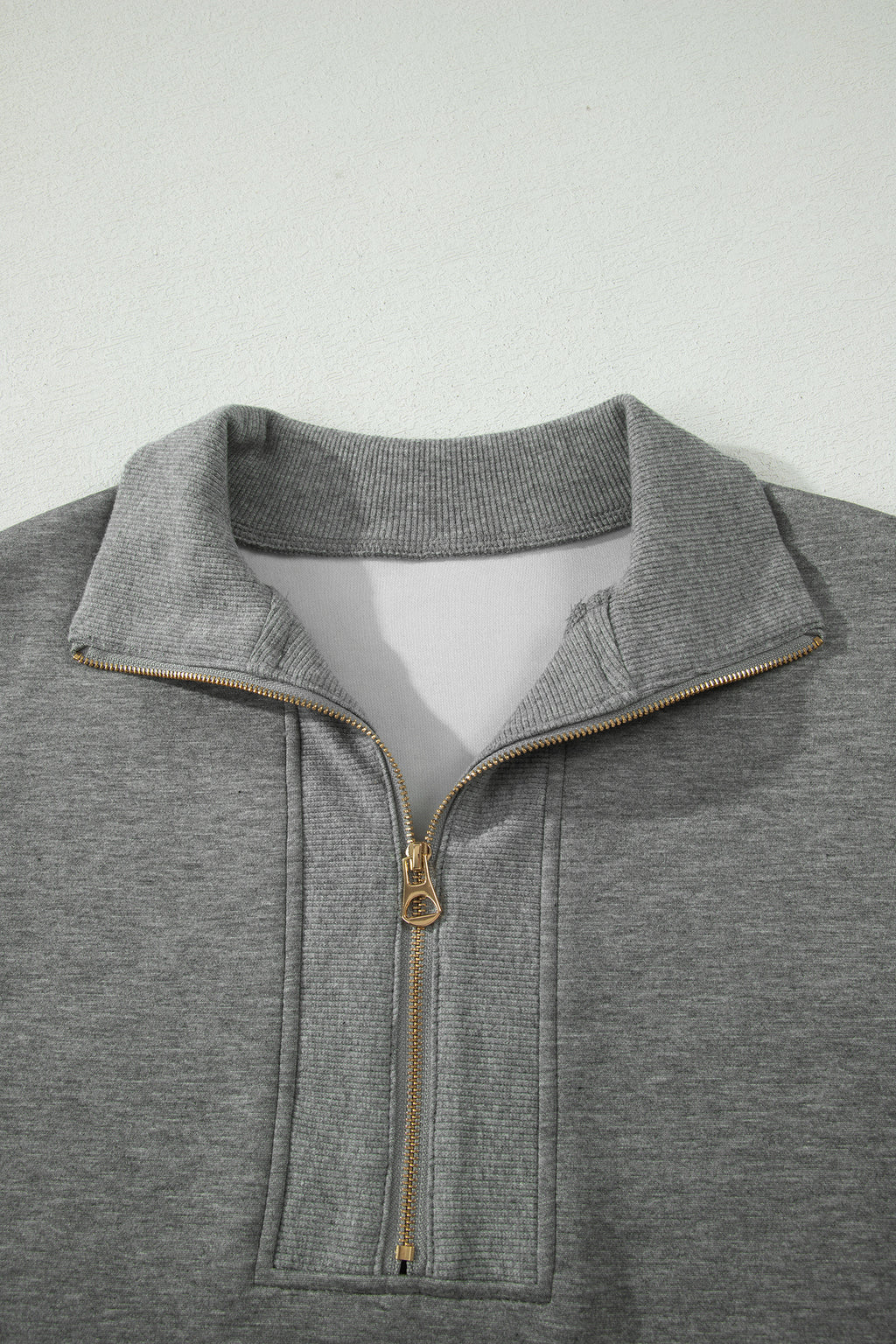 Light Grey Half Zip Pant Set
