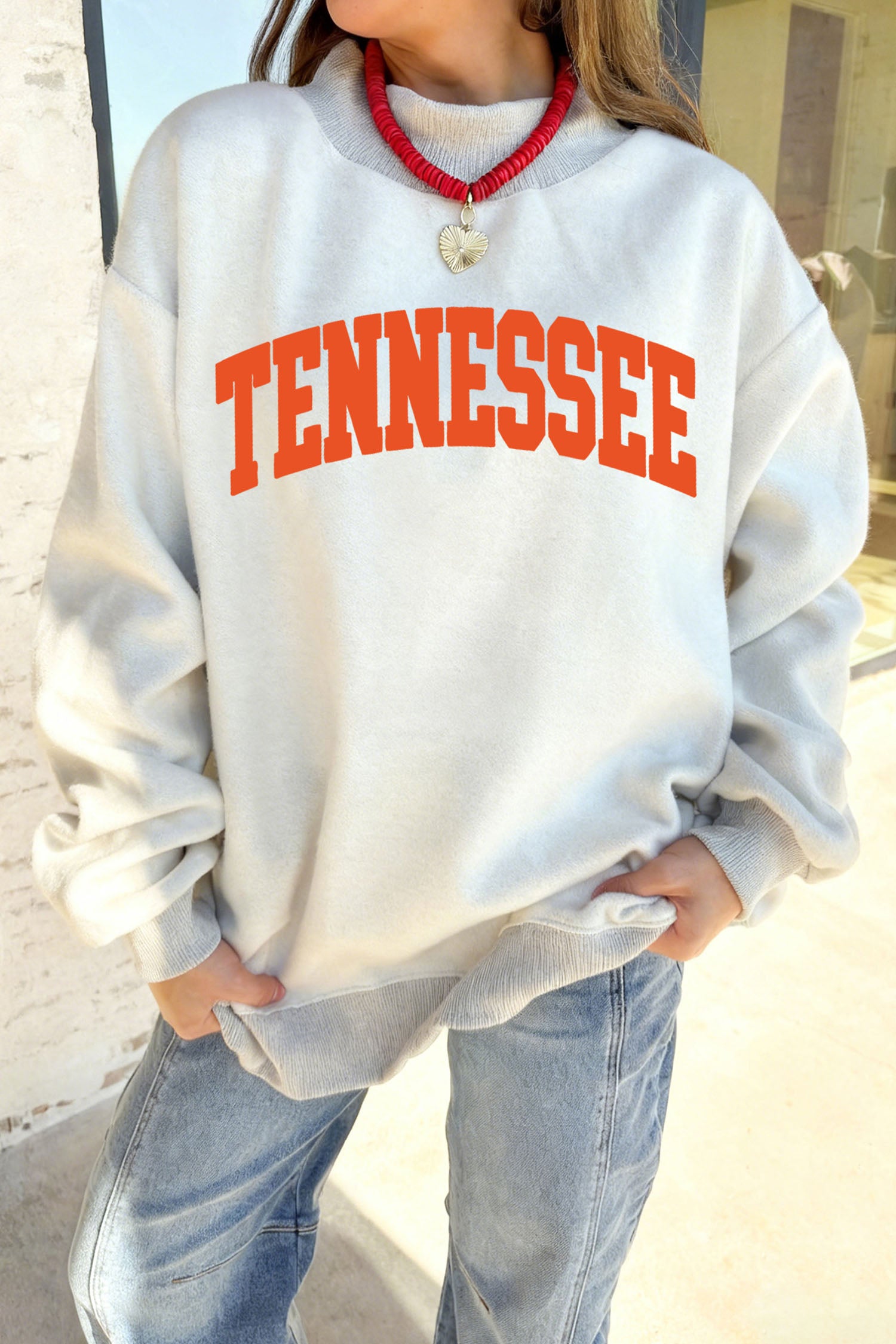 TENNESSEE Reversible Mock Neck Sweatshirt