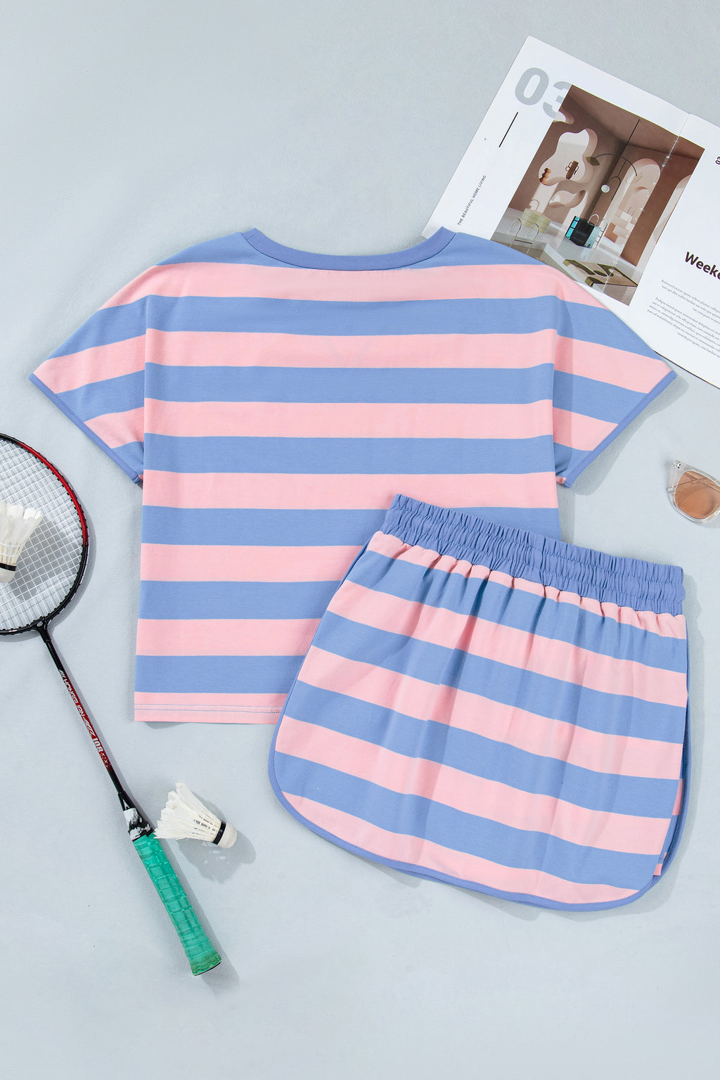 Athletic 2pcs Set Skort