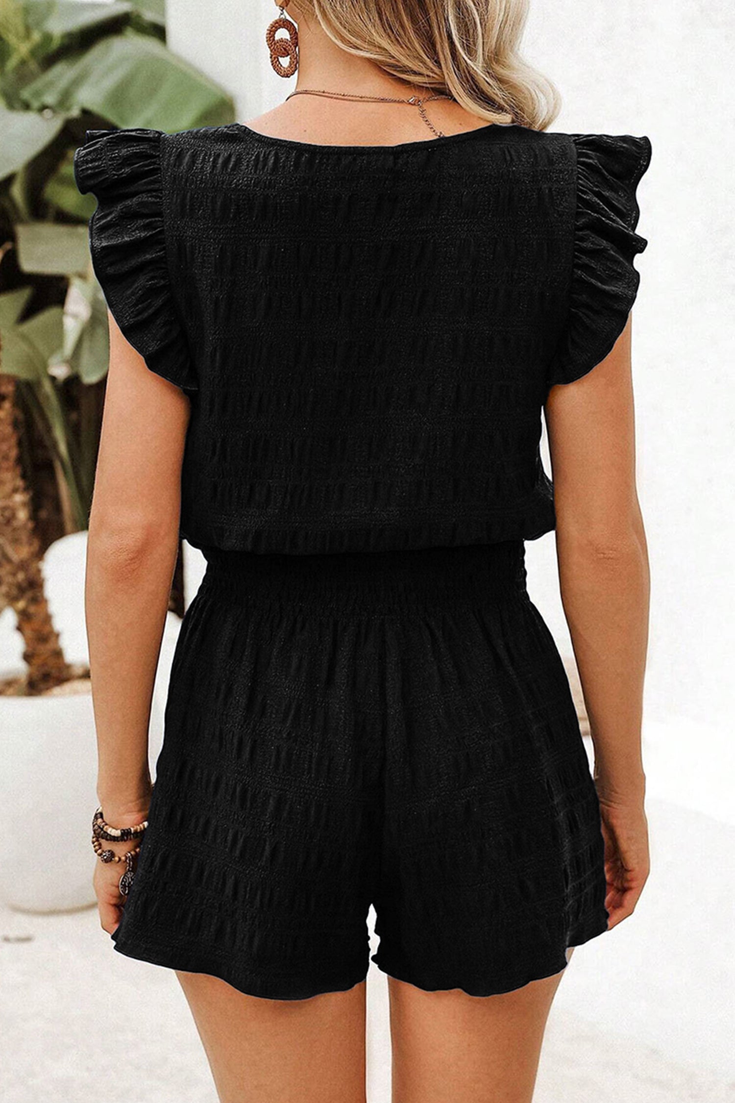 High Waist Shorts Set