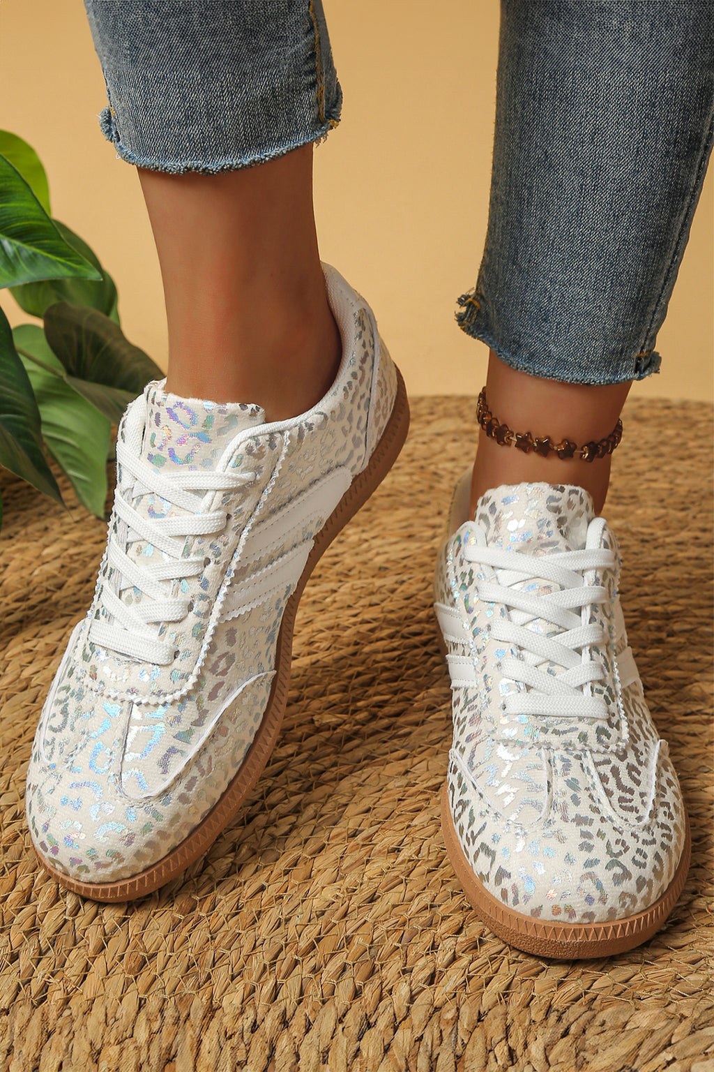 Leopard Printed Sneakers