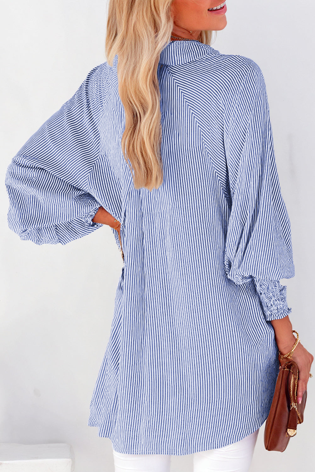 Striped Casual Cuffs Shirt
