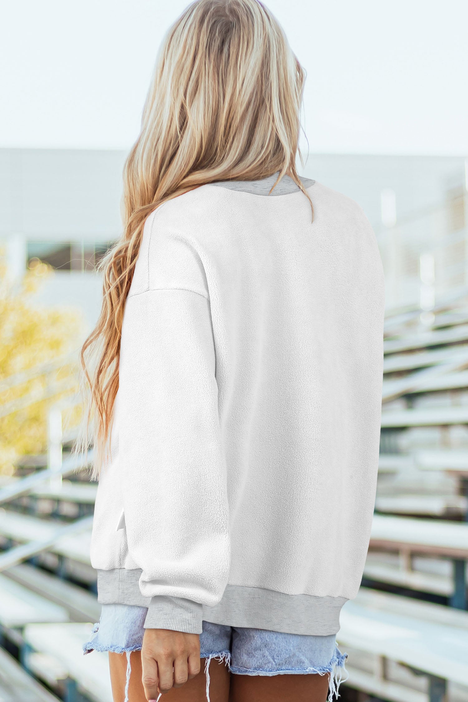 OHIO Mock Neck Reversible Sweatshirt