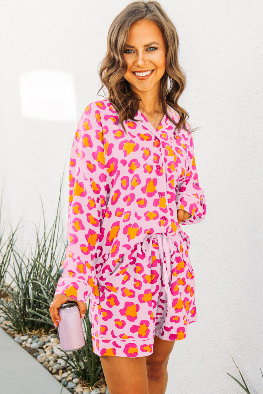 Leopard Pajama Set