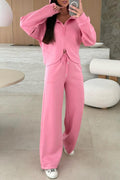 Zip Up Hoodie Pants Set
