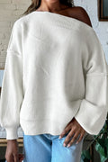 Drop Shoulder Baggy Sweater