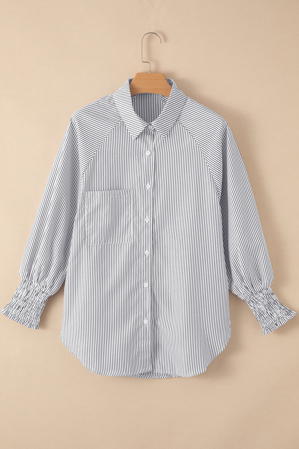 Striped Casual Cuffs Shirt