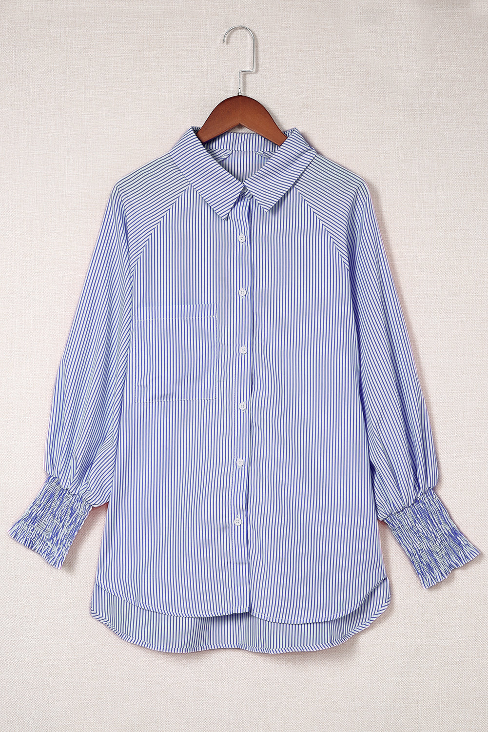 Striped Casual Cuffs Shirt