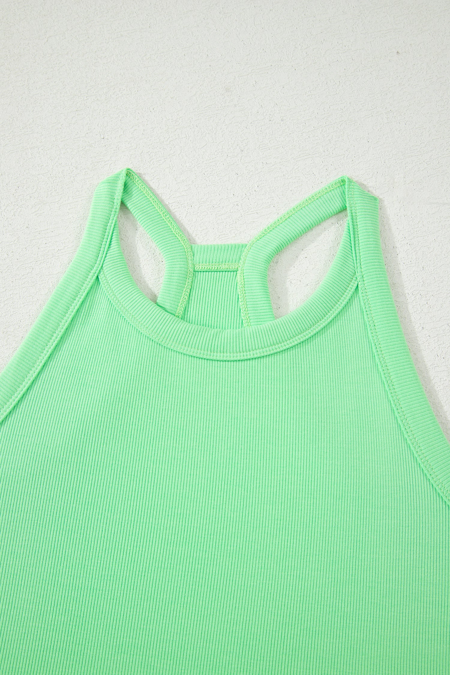 Tank Top Elastic Waist Mini Skort 2pcs Outfit