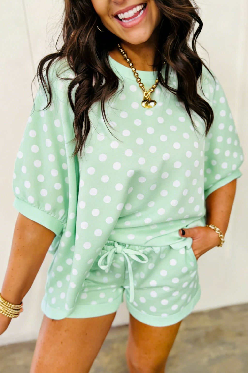 Polka Dot Short Set